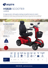 Aspire HS828 Mobility Scooter Flyer