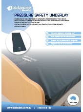 Lifecomfort Pressure Safety Underlay Flyer